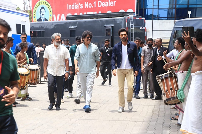 Ranbir Kapoor, Nagarjuna And Rajamouli Took Brahmastra To Chennai