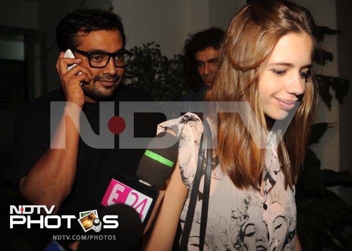 Kalki Koechlin came with director husband Anurag Kashyap.
