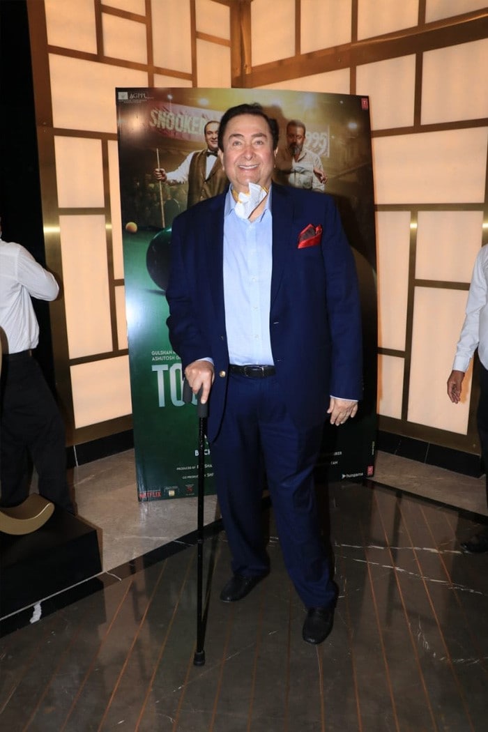 Randhir Kapoor also attended his late brother's last film's screening