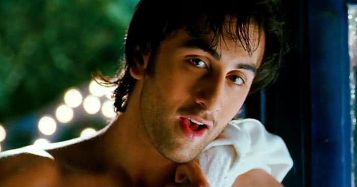 Peek-a-boo: Ranbir in towel, lingerie