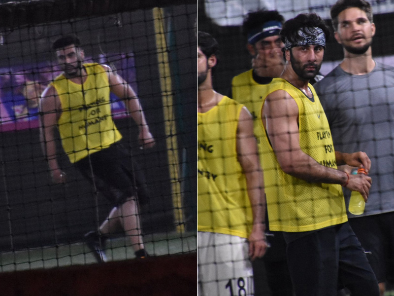 Ranbir Kapoor, Arjun Kapoor Enjoy A Friendly Game Of Football