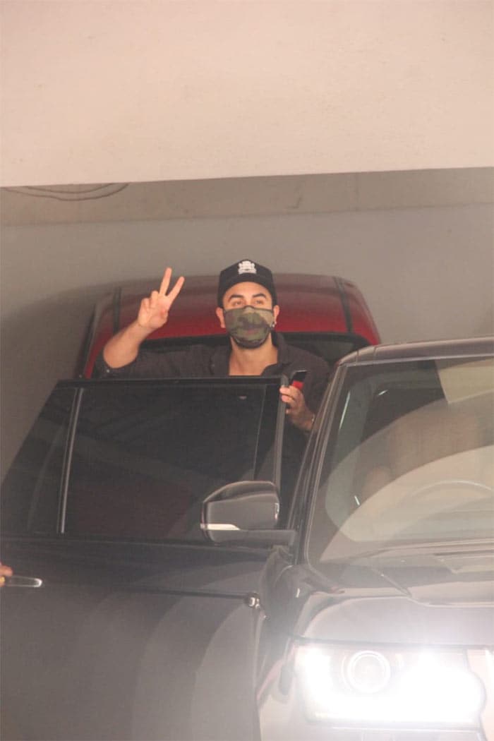 Actor Ranbir Kapoor was spotted outside a clinic in Bandra on Friday.