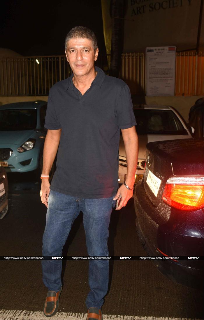 Chunky Pandey was in a jovial mood.