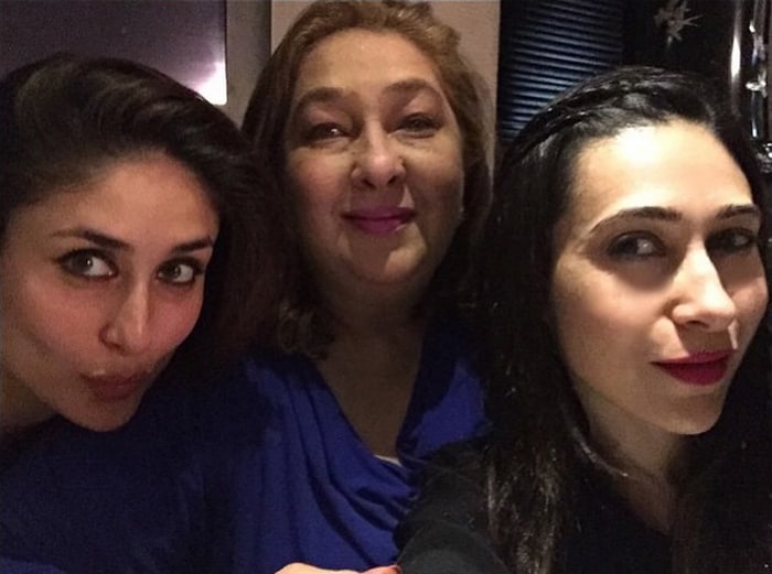 Randhir Kapoor\'s Birthday With Glam Daughters Karisma, Kareena