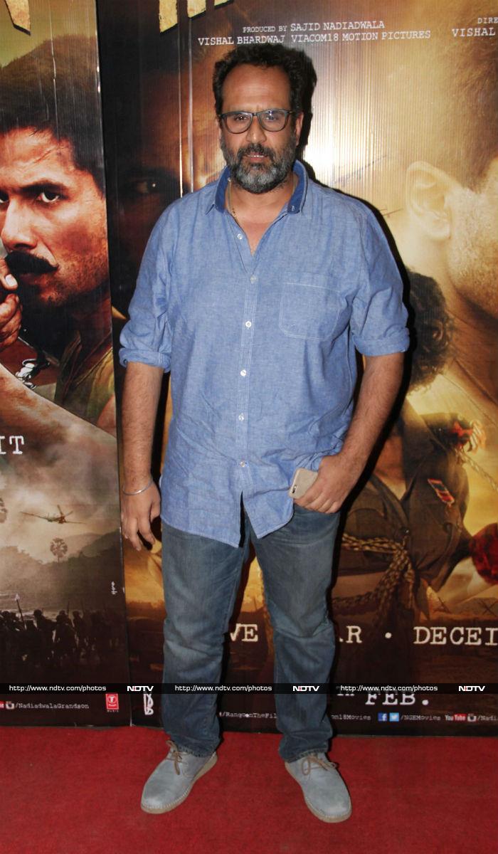 Director Aanand L Rai, who made Tanu Weds Manu series with Kangana, was also invited to the screening.