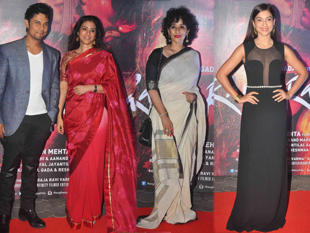 Tabu, Manisha, Gauahar Watch Randeep Hooda's <i>Rang Rasiya</i>