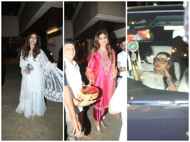 Rani Mukerji, Shilpa Shetty And Others Attend Maha Shivratri Puja In Mumbai 