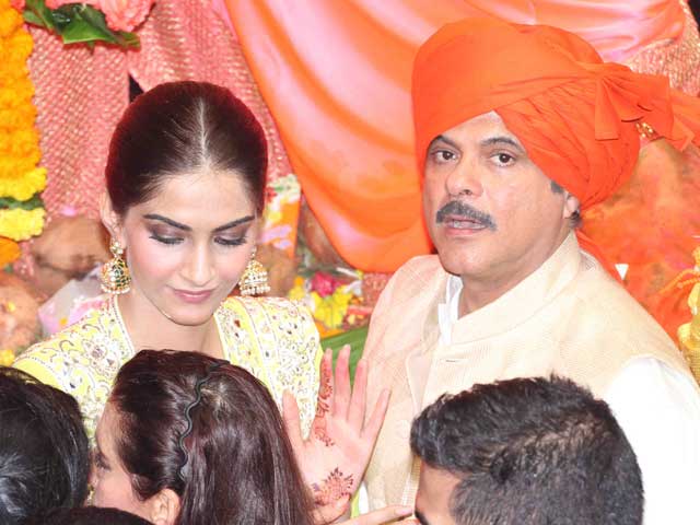 At Ganesha's Doors: Sonam and Anil Kapoor Visit Lalbagh