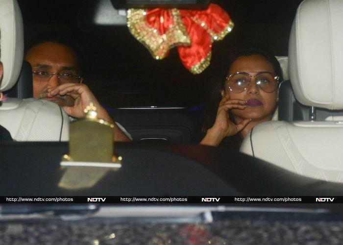 Rani Mukerji And Aditya Chopra\'s Monday Night Drive