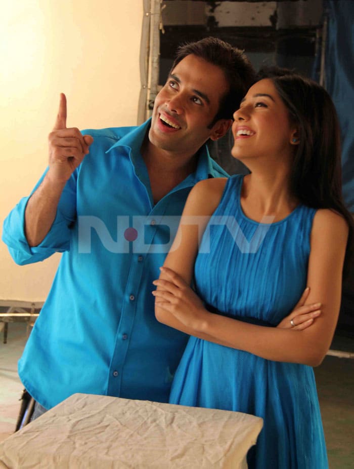 Tusshar, Amrita Shoot Together