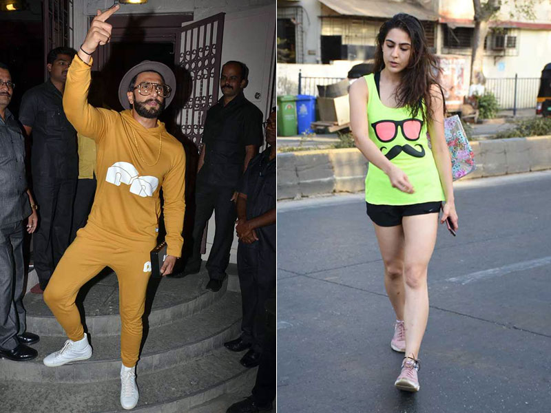 Catching Up With <I>Simmba</I> Stars Ranveer And Sara