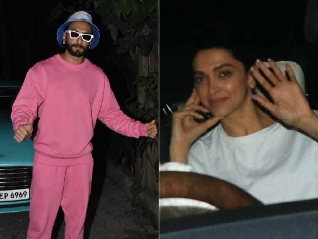 Photo : Ranveer Singh And Deepika Padukone's Pink And White Day