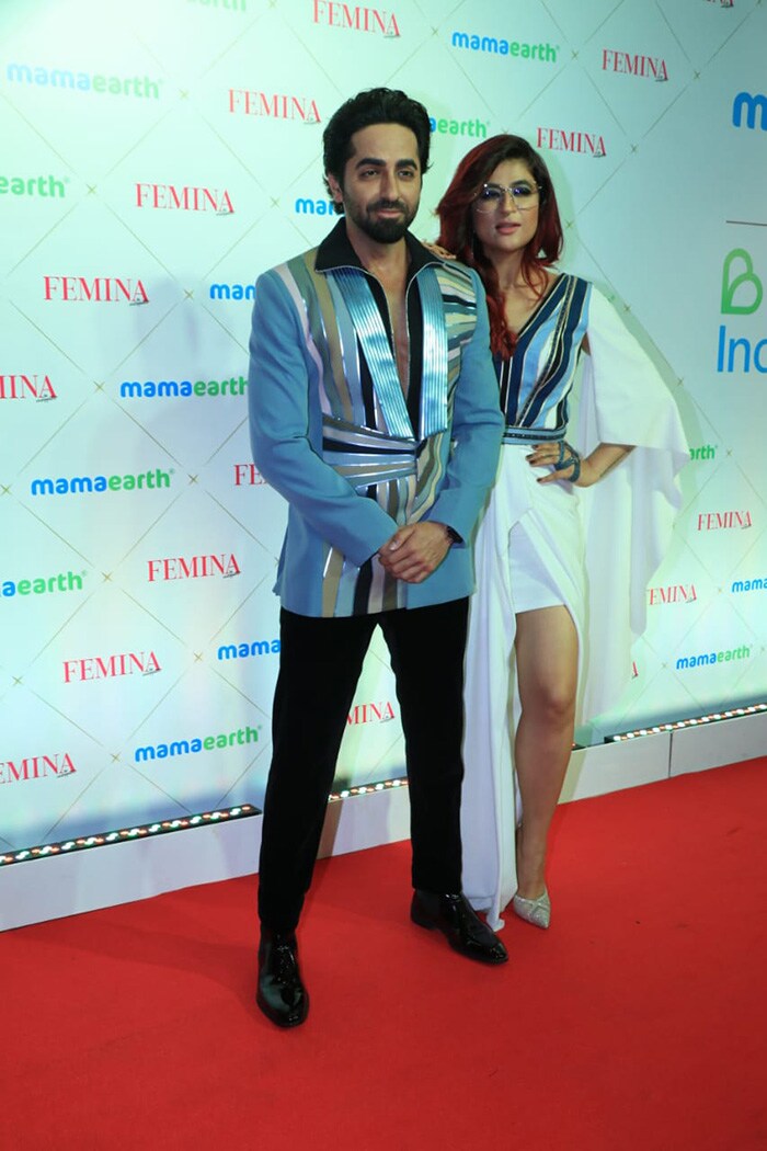 Ayushmann Khurrana and Tahira Kashyap looked stunning together as they posed for the camera.