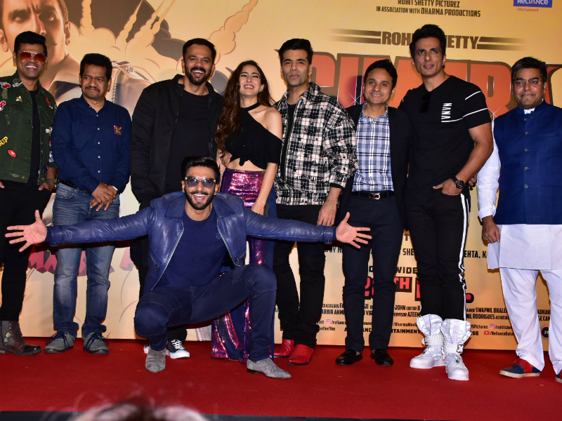 Ranveer Brought His Crazy Energy To <I>Simmba</i> Trailer Launch And Sara, Her Infectious Smile