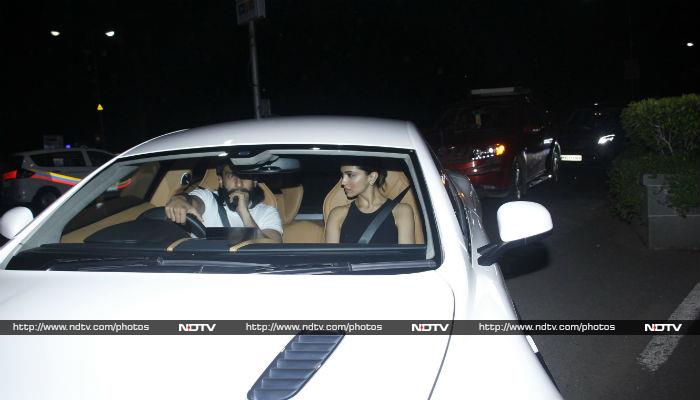 Ranveer And Deepika, Out On A Drive