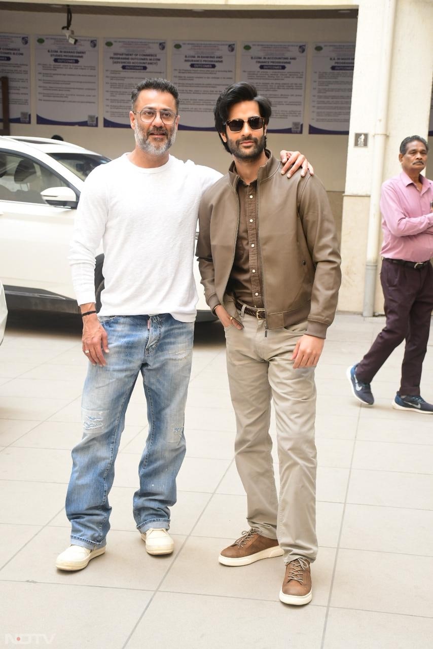 Aaman and director Abhishek Kapoor pictured together. (Image Courtesy: Varinder Chawla)