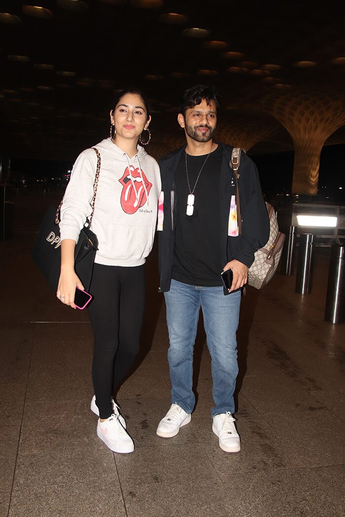 Rashmika Mandanna And Rahul Vaidya-Disha Parmar\'s Airport Diaries