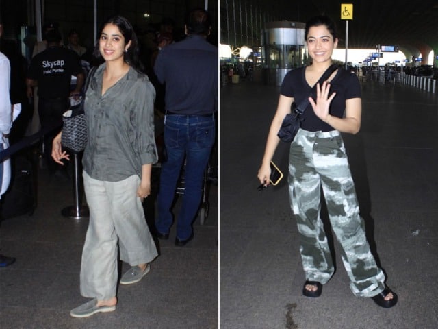 Photo : Rashmika Mandanna, Janhvi Kapoor And Others' Airport Style