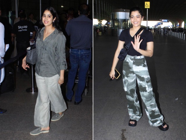 Rashmika Mandanna, Janhvi Kapoor And Others' Airport Style Rashmika Mandanna, Janhvi Kapoor And Others' Airport Style
