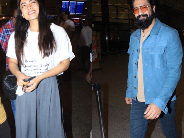 Rashmika Mandanna And Vicky Kaushal's Airport Diaries