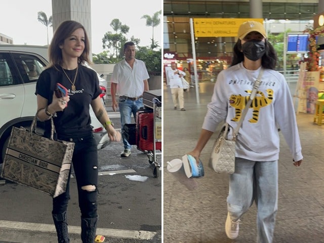 Photo : Rashmika Mandanna And Sussanne Khan's Casual Airport Style