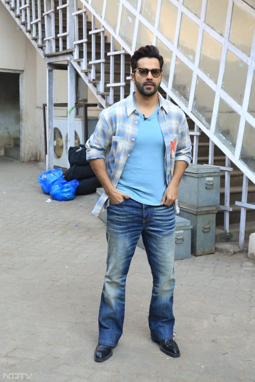 Varun Dhawan was pictured promoting <i>Baby John</i>. (Image Courtesy: Varinder Chawla)