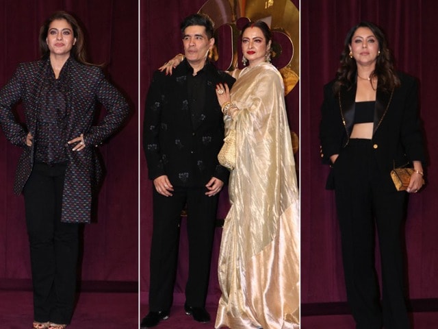 Photo : Rekha, Gauri Khan, Kajol Lit Up Manish Malhotra's Store Launch Event Like This