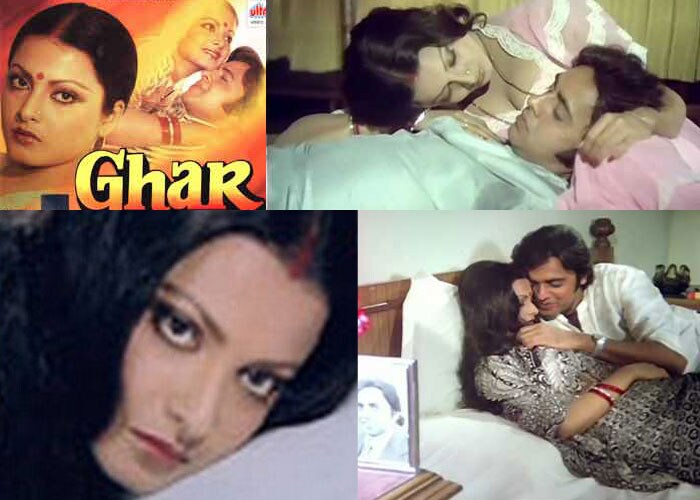 Rekha delivered a power-packed, realistic and sensitive performance as the traumatised rape victim in the 1978 film, <i>Ghar</i>, one of her many woman-oriented films. <i>Ghar</i> earned her a nomination for Best Actress at the Filmfare Awards, her very first.