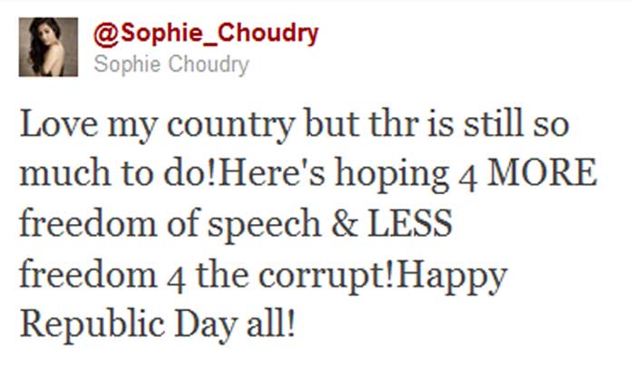 Stars tweet for India on Republic Day