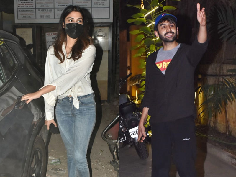 Catching Up With Rhea Chakraborty, Kartik Aaryan And Other Stars