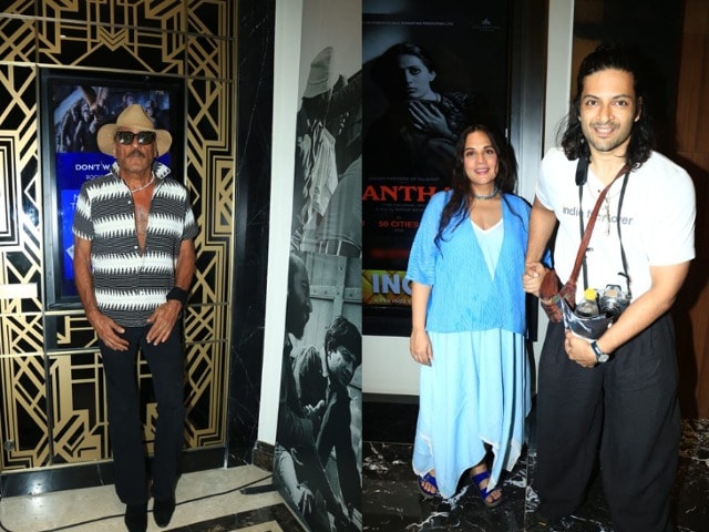 Photo : Richa Chadha-Ali Fazal, Jackie Shroff Lit Up Manthan Screening