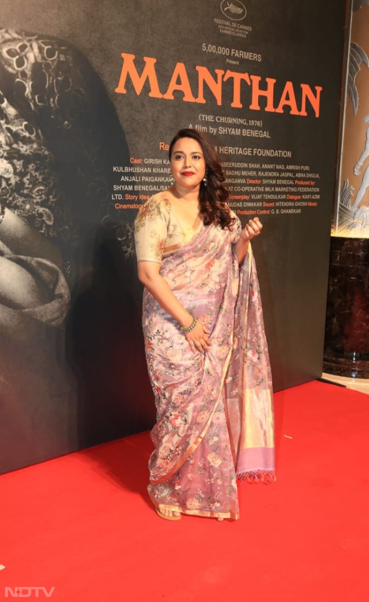 Richa Chadha-Ali Fazal, Jackie Shroff Lit Up Manthan Screening
