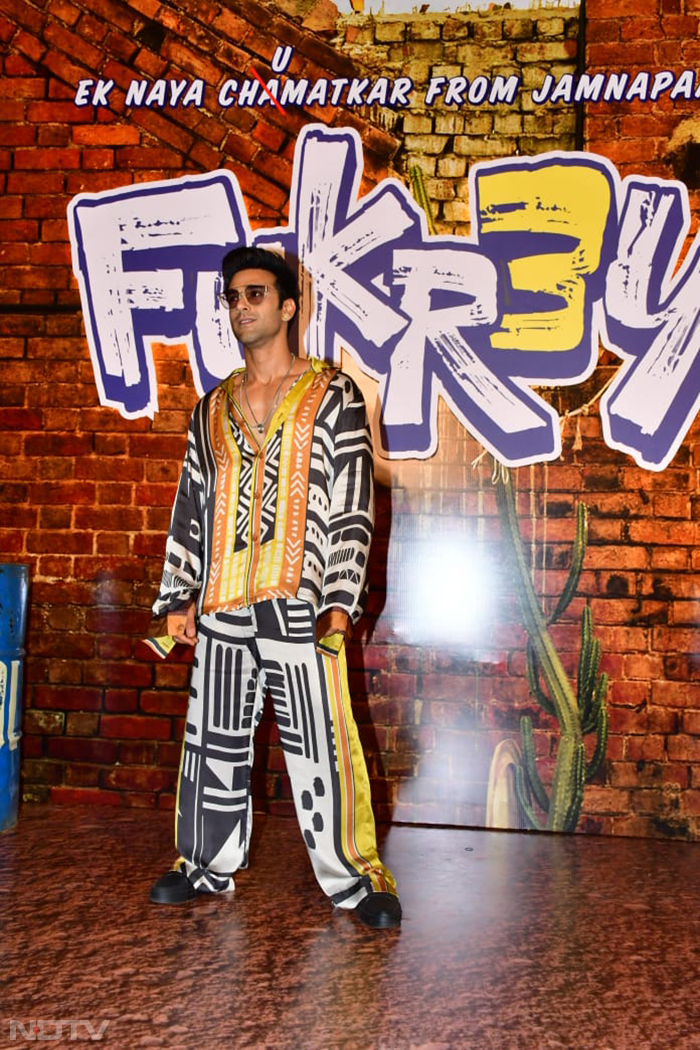 Richa, Pulkit, Varun At Fukrey 3 Trailer Launch Event