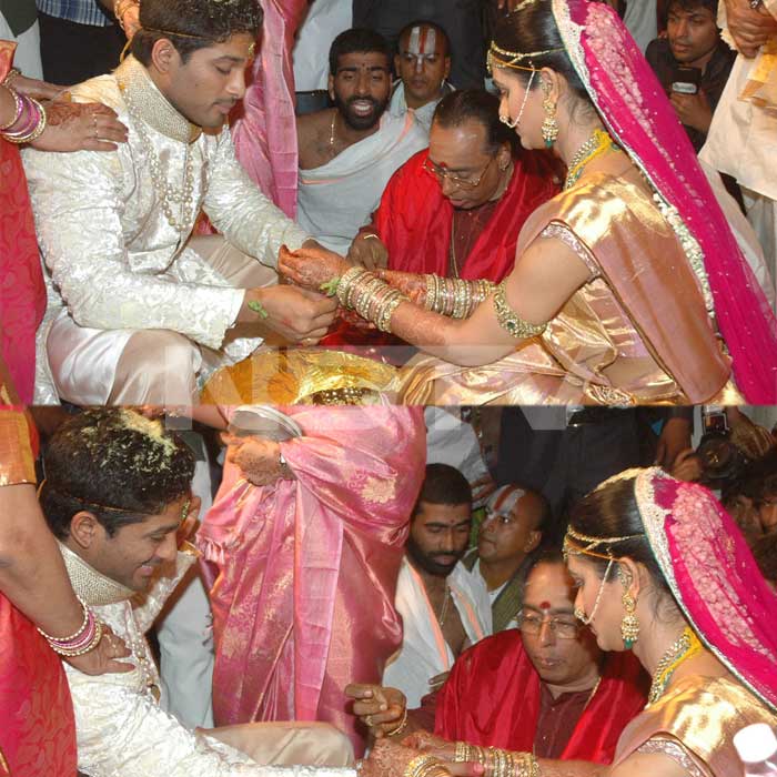 Wedding Rituals: Allu Arjun and Sneha