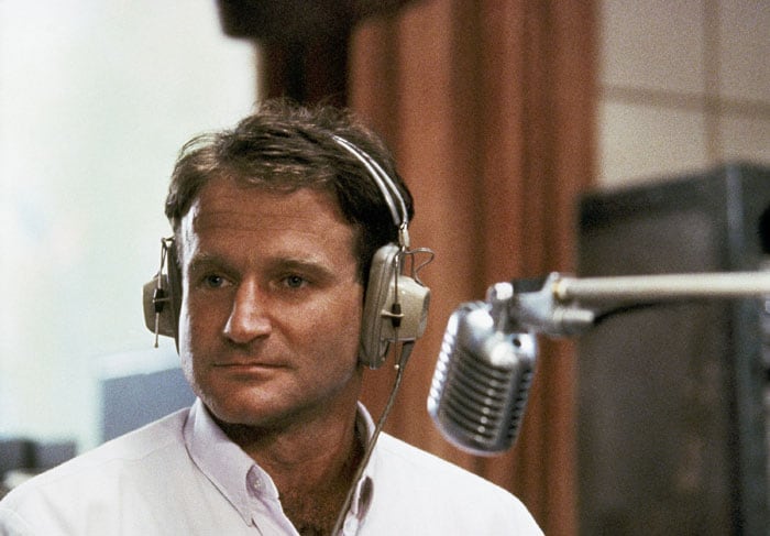 In 1987, Robin Williams was nominated for an Oscar and won a Golden Globe for his performance as a DJ in the Armed Forces Radio Service in <i>Good Morning, Vietnam</i>.