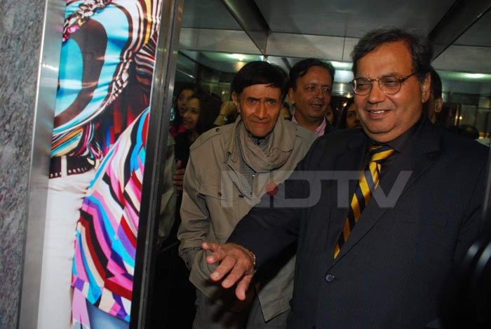 Evergreen Dev Anand was there with director Subhash Ghai