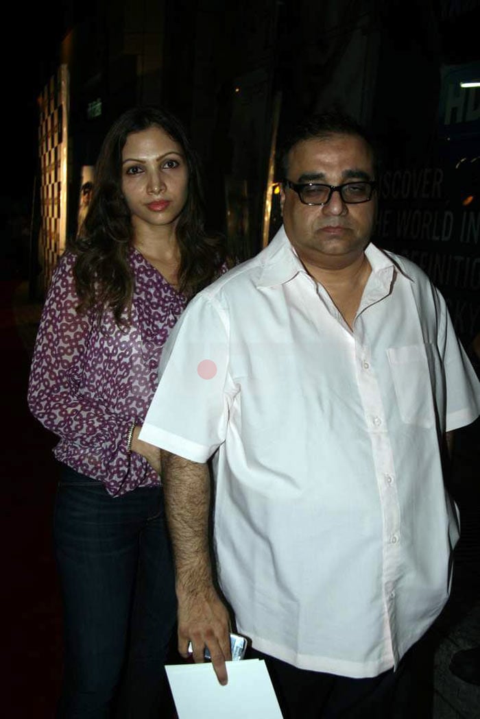 Director and producer Rajkumar Santoshi looks at the camera.