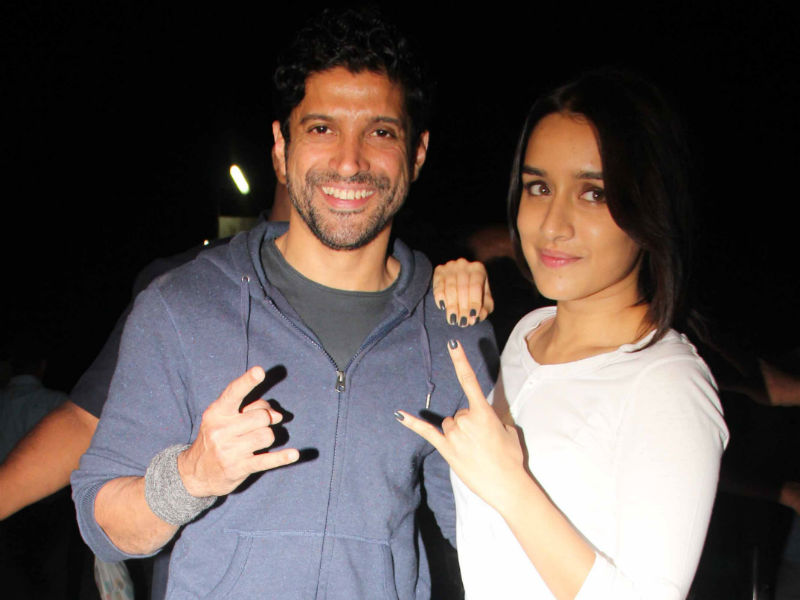 <i>Rock On 2</i> Releases. Shraddha And Farhan Host A Screening