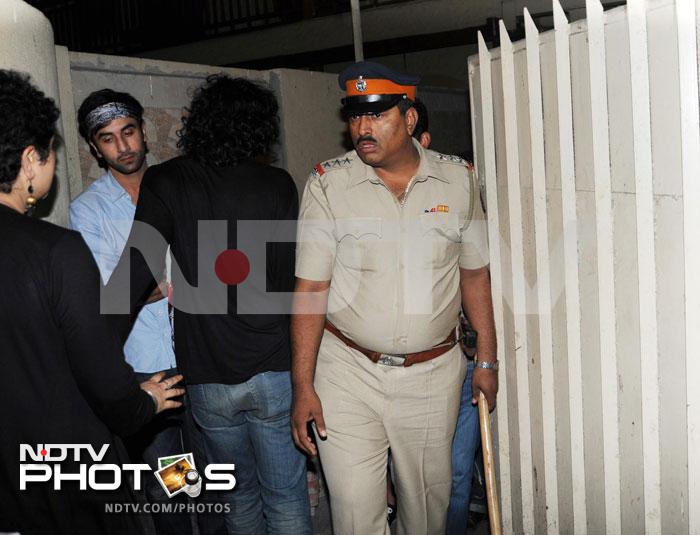 Pics: Cops at Ranbir, Imtiaz's party