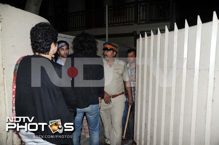 Pics: Cops at Ranbir, Imtiaz's party