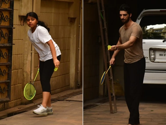Photo : For Rohman Shawl And Sushmita Sen's Daughter Alisah, Sunday Is For Badminton