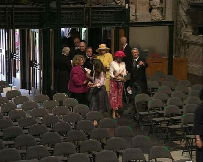 The Queen and the Duke of Edinburgh will arrive just before the bride. (Photo: NDTV)