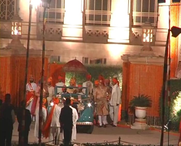 Yuvraj Shivraj's baraat will mainly comprise the erstwhile nobles, family friends and some celebrity guests.