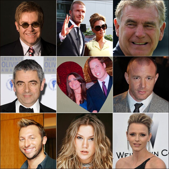 Elton John, Beckhams to attend Royal Wedding