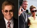 Photo : Elton John, Beckhams to attend Royal Wedding