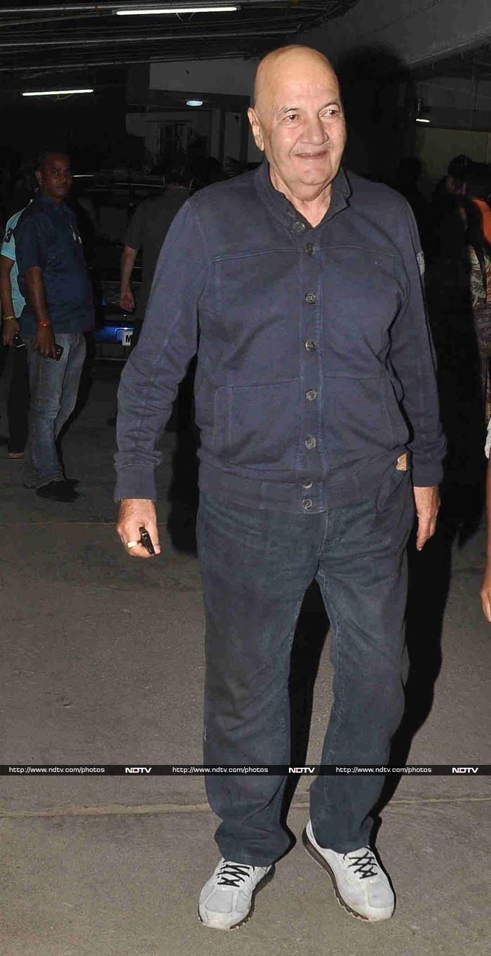 Veteran actor Prem Chopra was also in attendance. <br><br>Coming Up - Boys Just Wanna Have Fun: Ranbir, Arjun, Sidharth, Varun