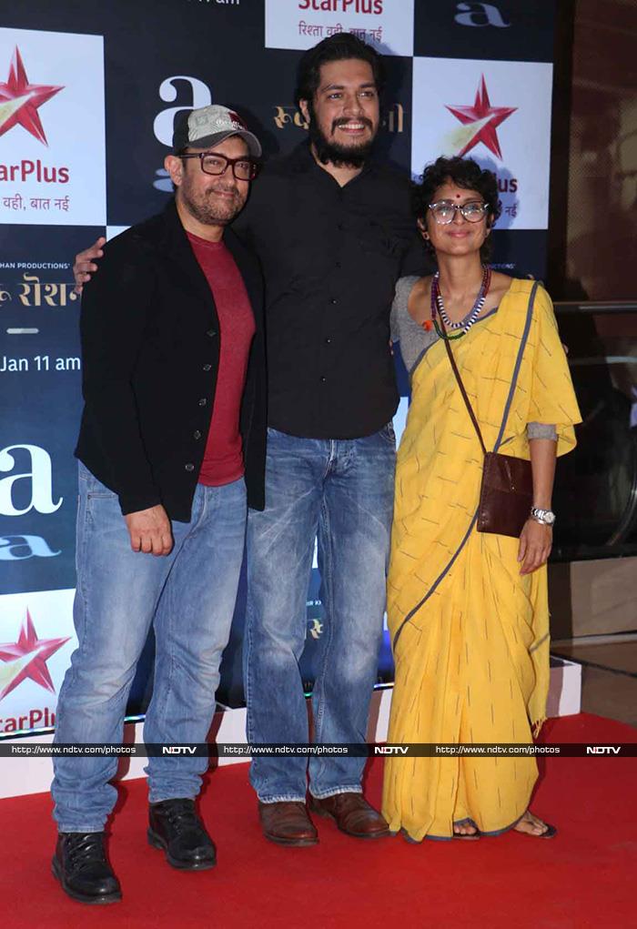 Aamir Khan Watches Rubaru Roshni With Jacqueline, Taapsee, Sanya And Hina Khan