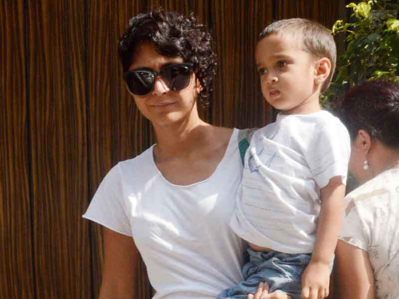 Photo : Azad Rao Khan Has a Day Out With Mother Kiran
