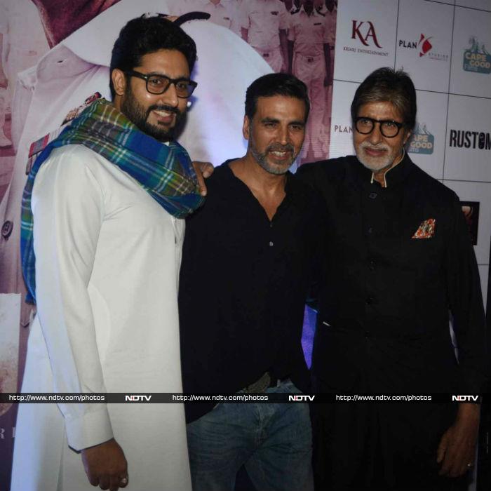 Akshay\'s Rustom Screening Made Big by Bachchans, Shilpa, John