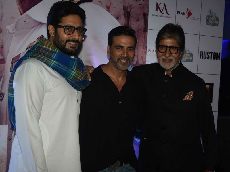 Photo : Akshay's Rustom Screening Made Big by Bachchans, Shilpa, John